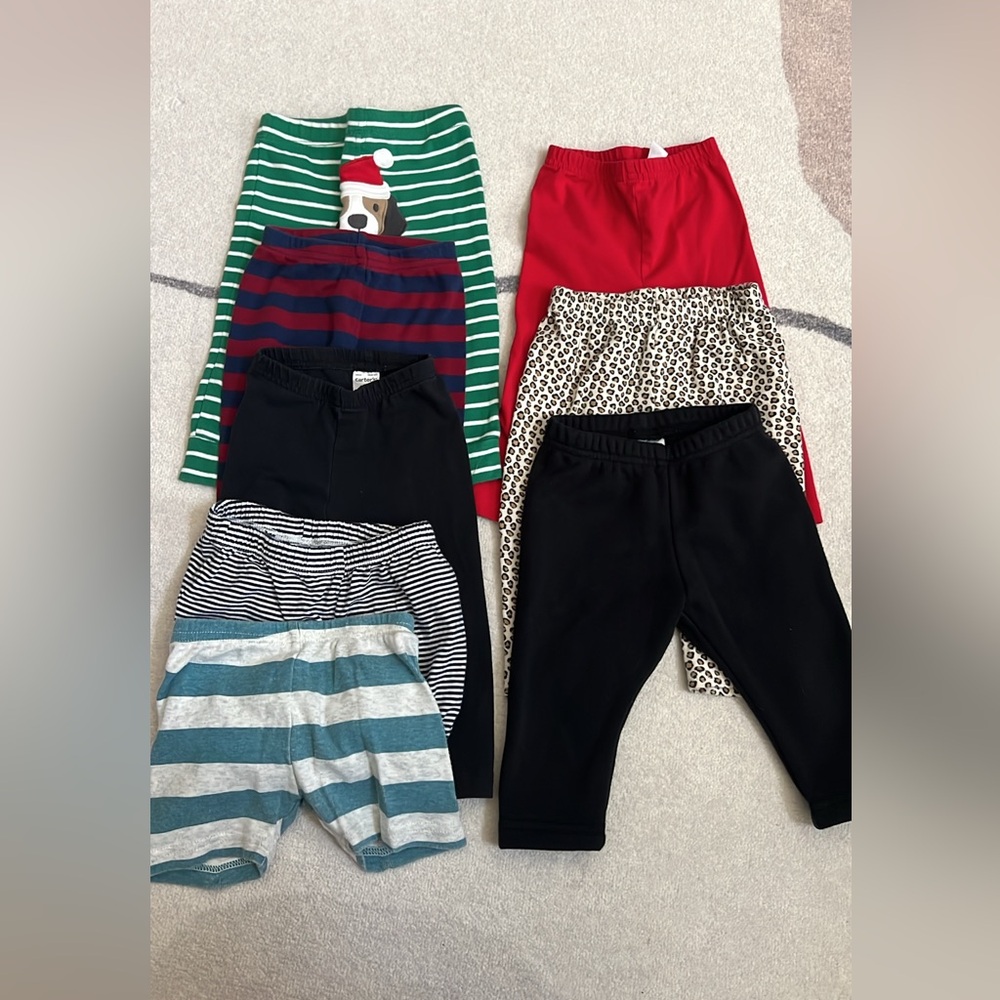 Carter's Kids Bottoms - Red, Green, Black, Blue, Leopard Print
